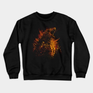 Fiery king of monsters Crewneck Sweatshirt